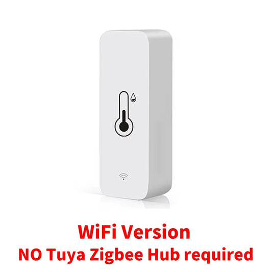 Tuya Wifi Zigbee Temperature Humidity Sensor Smart Home Indoor Hygrometer APP Monitoring Work with Google Home Smartlife Alexa