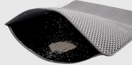 Pet Cat Litter Mat Waterproof Double Layer Cat Litter Trapping Pet Litter Box Mat Clean Pad Products for Cats Accessories 